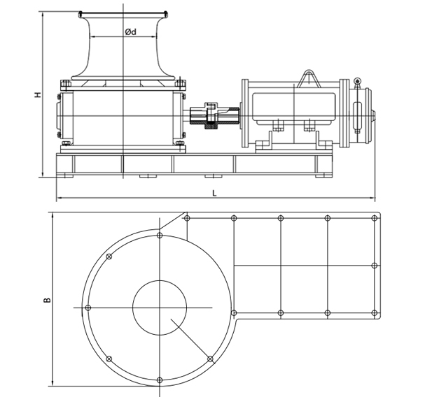  Electric Mooring Capstan